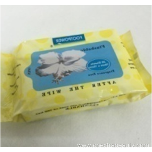 Non-woven Flushable Lid Wet Wipe Flushable Wet Wipes